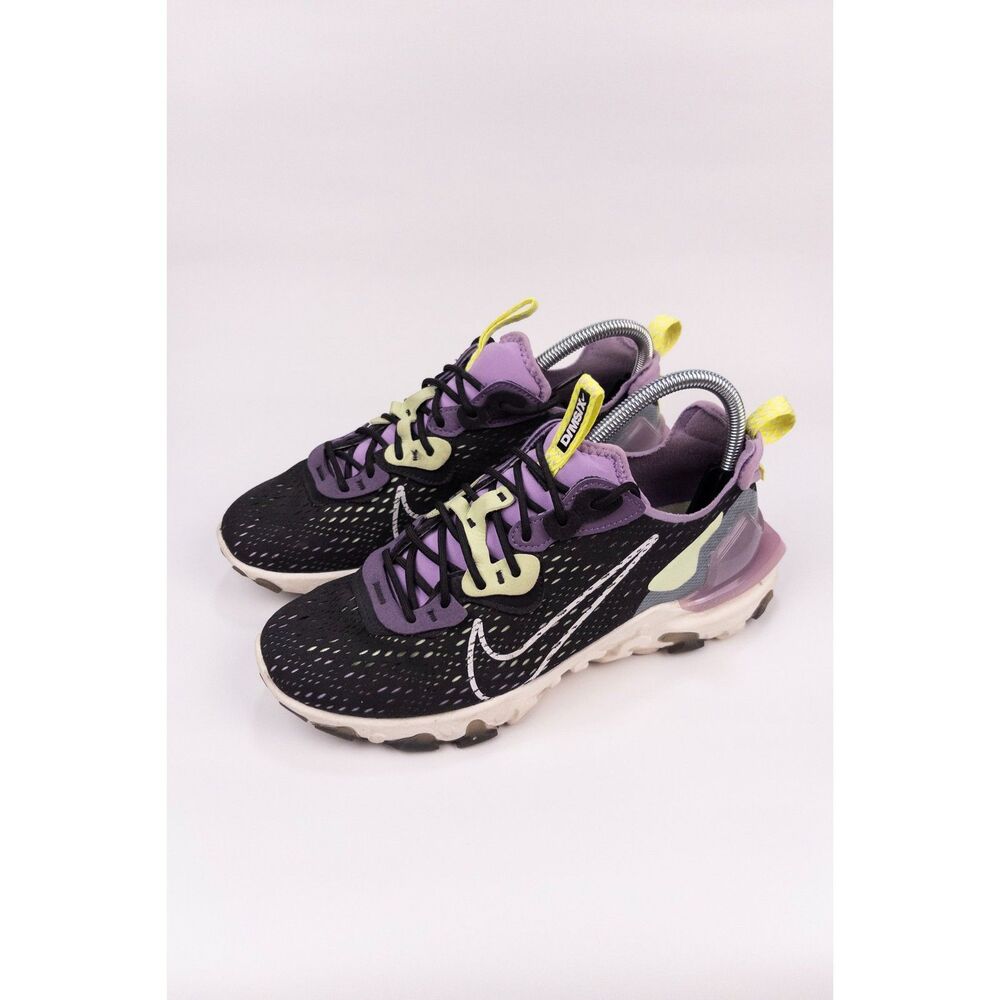 Nike React Vision Gravity Purple Black Sneakers Men's Size 8 CD4373-002